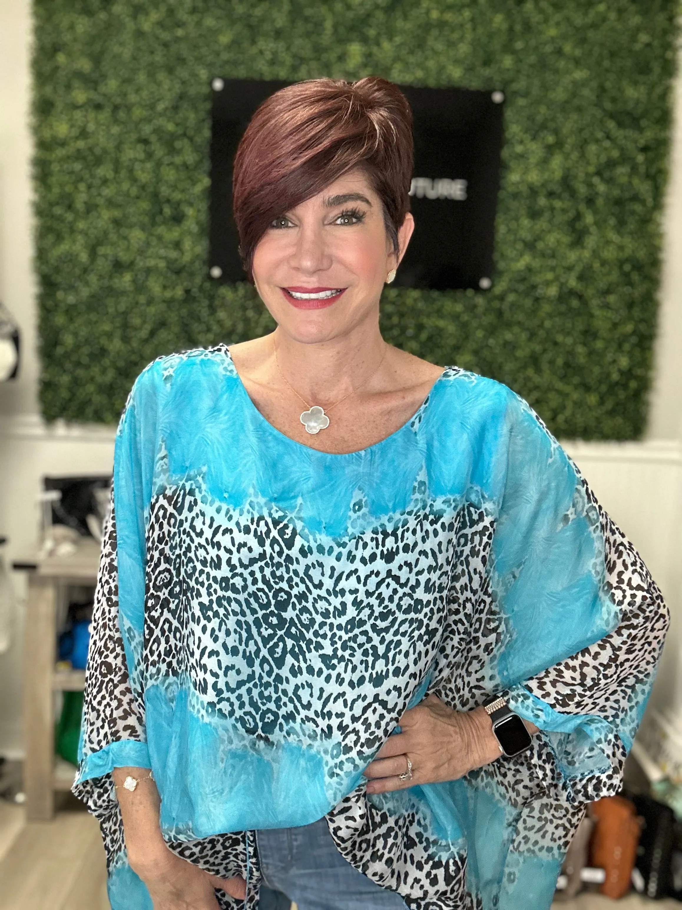 Printed Flowy Blouse